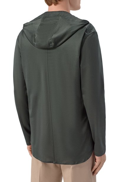 Хлопковая рубашка KITON, арт. UMCPETEH0923414, фото 4