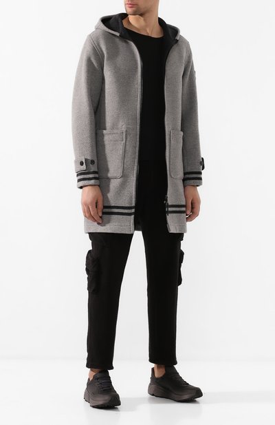 Шерстяное пальто STONE ISLAND, арт. 711571252, фото 2