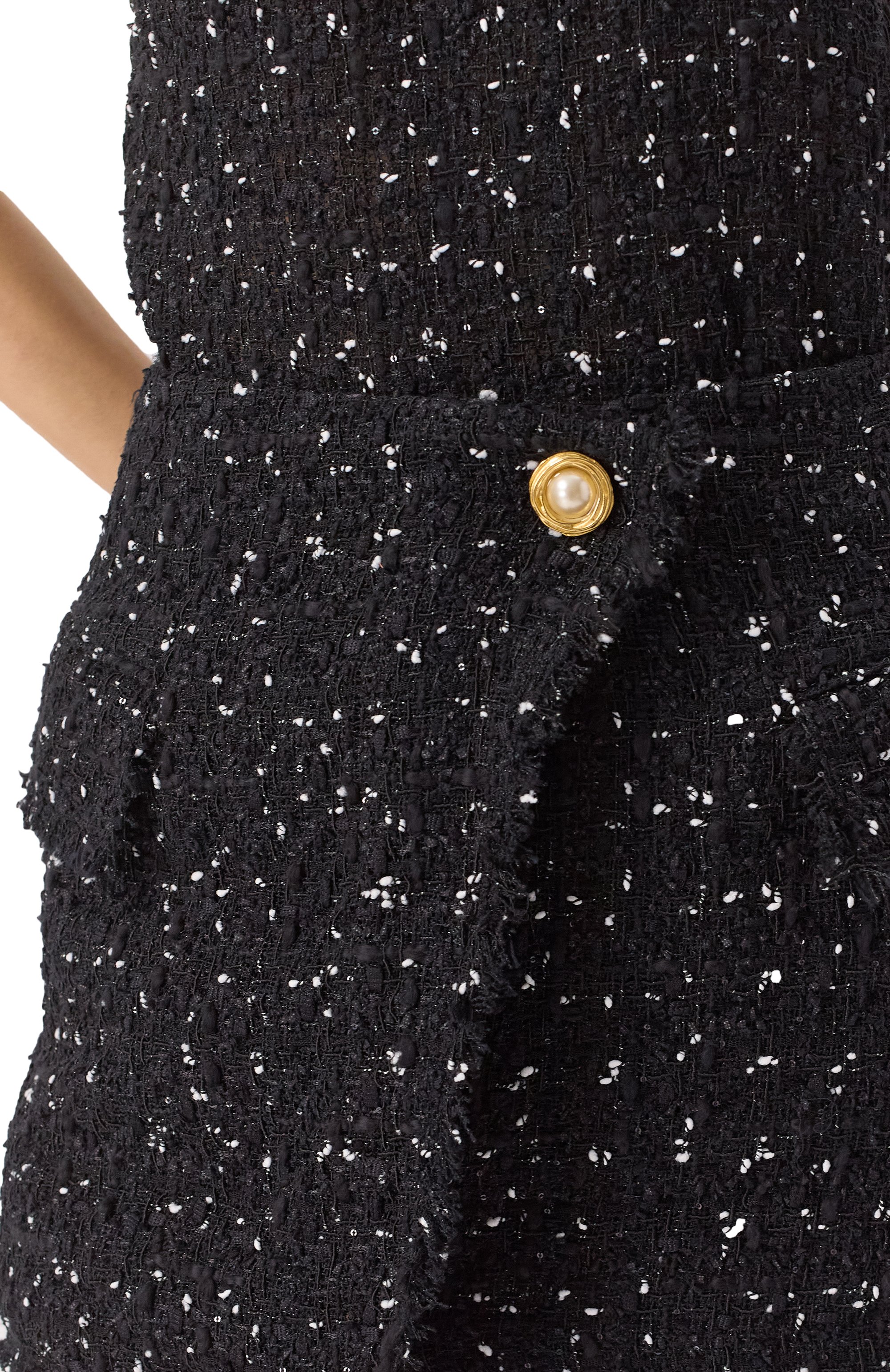 Твидовая юбка BALMAIN, арт. EF0LA514/XL06, фото 5