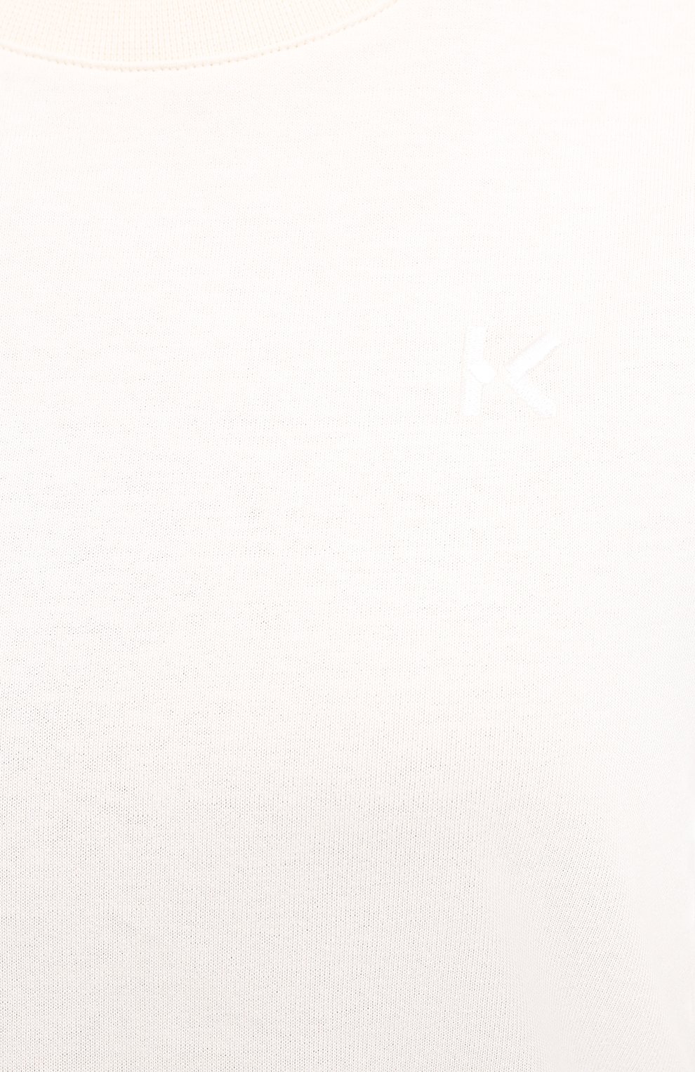 Хлопковая футболка KENZO кремового цвета по цене 12100 руб., арт. FA62TS9104SK, фото 5 Хлопковая футболка KENZO, арт. FA62TS9104SK, фото 5
