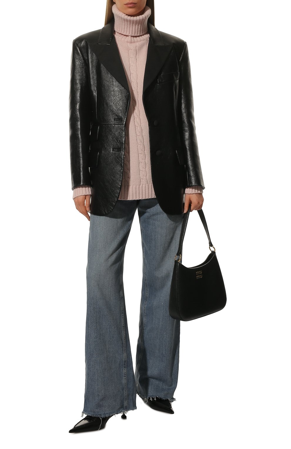 Кашемировый свитер MIU MIU, арт. MMR389-1ZAL-F0E18, фото 2