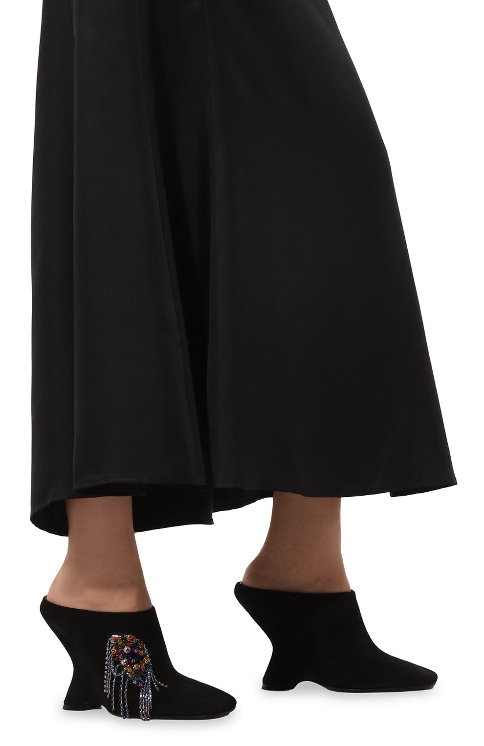 Замшевые мюли DRIES VAN NOTEN, арт. WS242-1418/132, фото 3