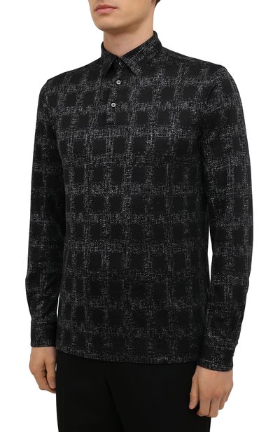 Поло шерсти и шелка ZILLI SPORT, арт. MFW-66029-000/0012, фото 3