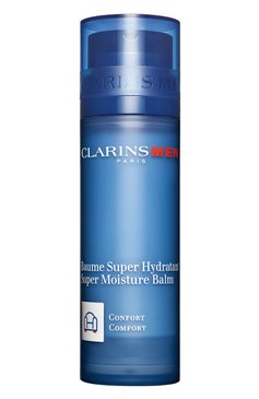 Мужское интенсивно увлажняющий бальзам для лица men baume super hydratant (50ml) CLARINS бесцветного цвета, арт. 80080587 | Фото 1 (Назначение: Для лица; Тип продукта: Бальзамы; Региональные ограничения белый список (Axapta Mercury): Не проставлено; Нос: Не прос�тавлено; Косметика кросс-кт: Уход М)