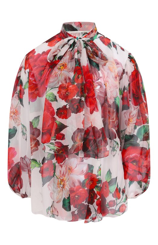 фото Шелковая блузка dolce & gabbana