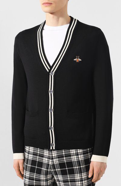 Шерстяной кардиган GUCCI, арт. 496443/X9I00, фото 3