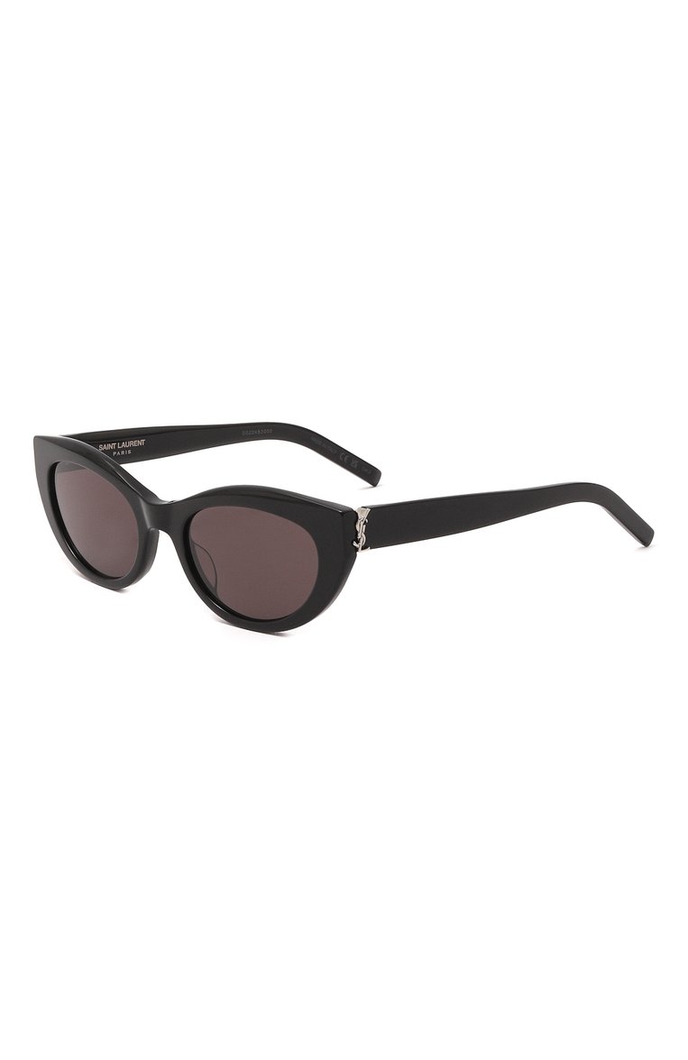 Женские солнцезащитные очки SAINT LAURENT черного цвета, арт. SL M115 001 | Фото 1 (Нос: Не проставлено; Региональные ограничения белый список (Axapta Mercury): Не проставлено; Тип очков: С/з; Материал: Пластик; Оптика Гендер: оптика-женское; Очки форма: Cat-eye)