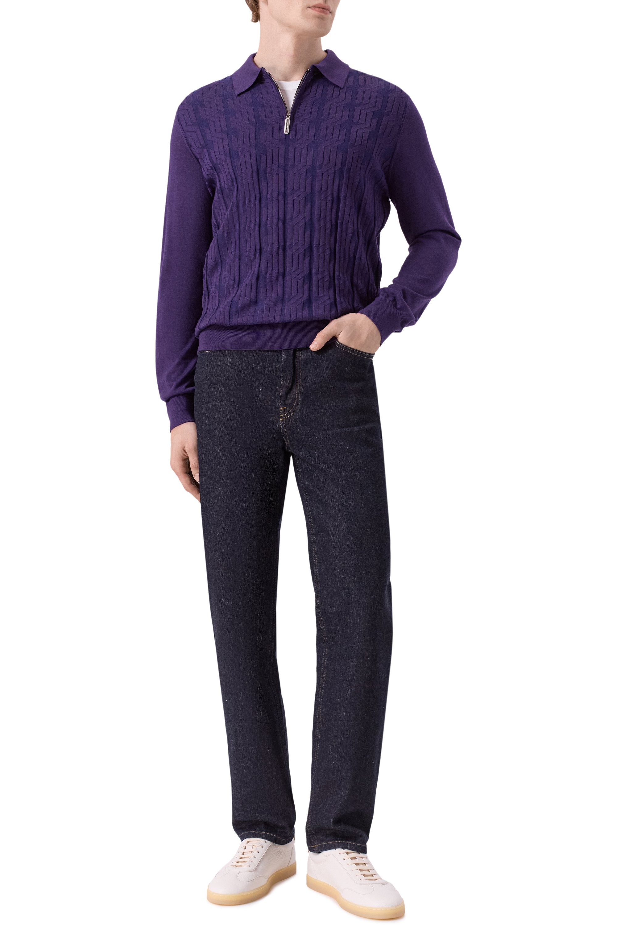 Поло из кашемира и шелка STEFANO RICCI, арт. K808096P30/F25374, фото 2