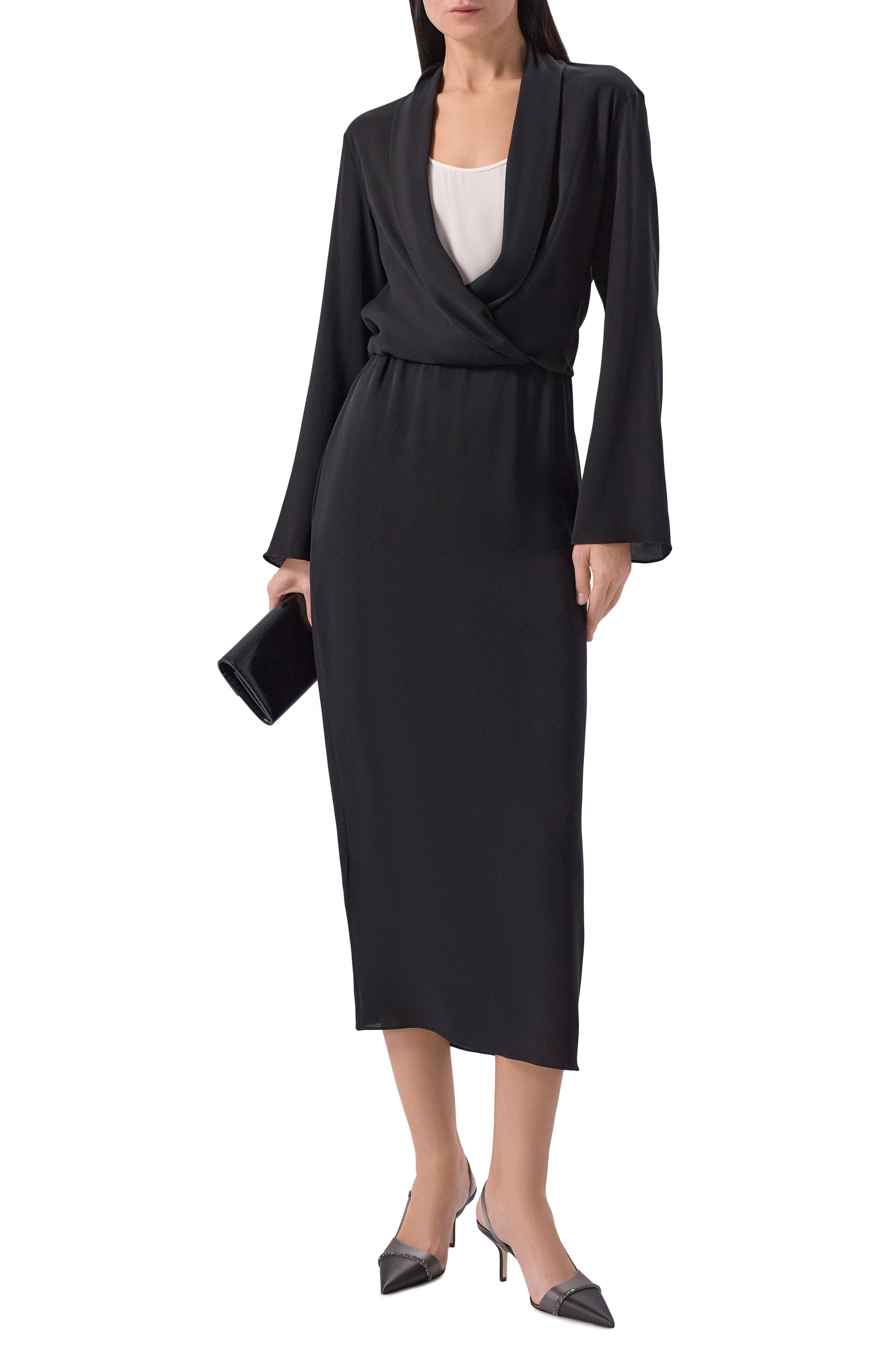 Текстильные туфли GIORGIO ARMANI, арт. GW002701/AF22972, фото 3