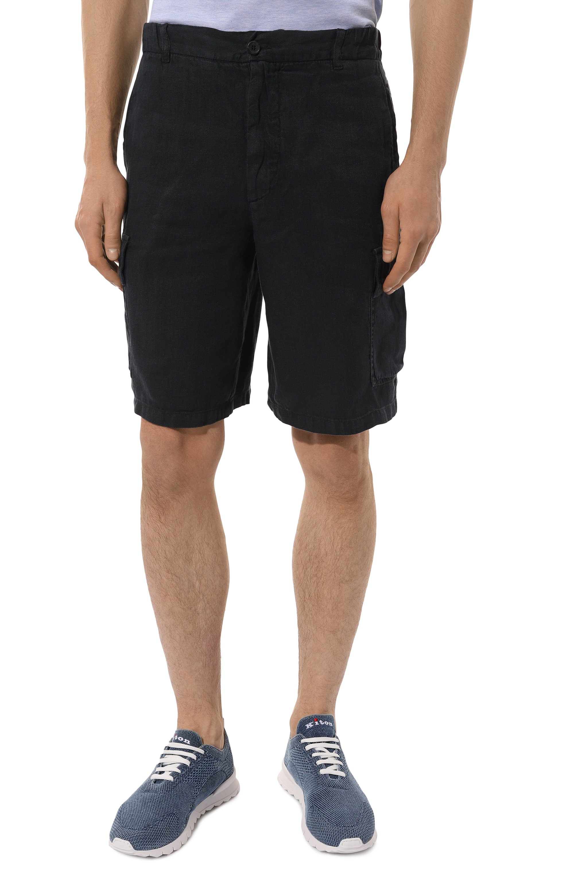 Льняные шорты 120% LINO, арт. 32ALIM29D4/D943/000, фото 3