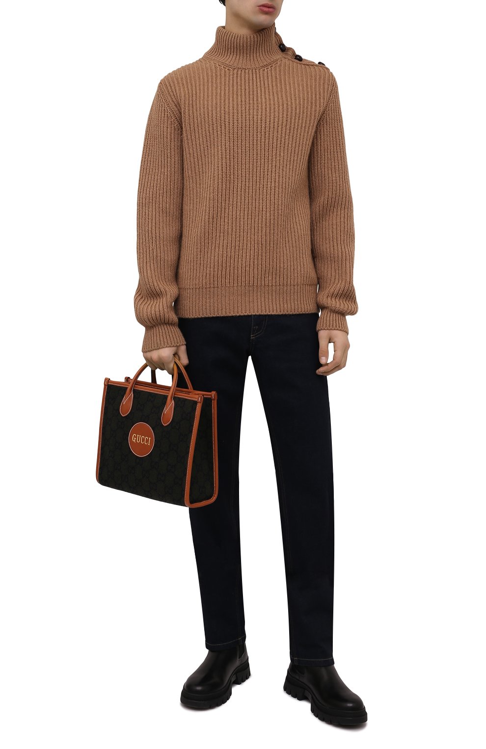 Текстильная сумка-тоут GUCCI, арт. 681349/2K3ET, фото 3