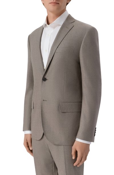 Шерстяной костюм CORNELIANI бежевого цвета по цене 173000 руб., арт. 286005/2A18111_SET, фото 2 Шерстяной костюм CORNELIANI, арт. 286005/2A18111_SET, фото 2