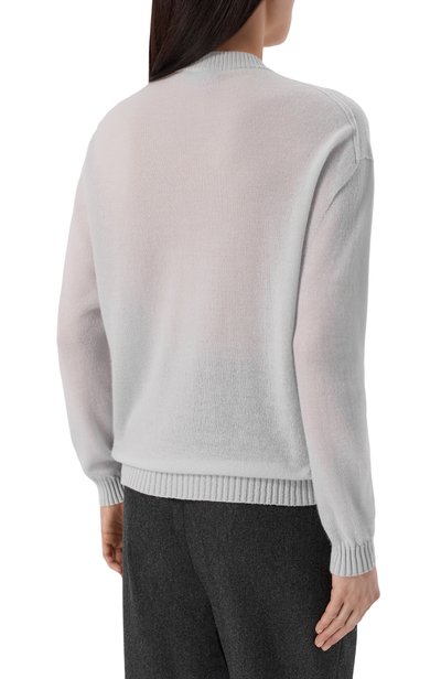 Кашемировый пуловер GIORGIO ARMANI серого цвета по цене 172500 руб., арт. GW004399/AF30261, фото 4 Кашемировый пуловер GIORGIO ARMANI, арт. GW004399/AF30261, фото 4