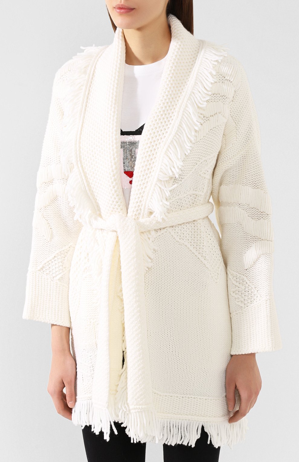 Шерстяной кардиган ALANUI, арт. LWHB001F19071045, фото 3