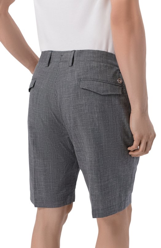 Шорты из шерсти и шелка Stefano Ricci M1T6100301/WKL09U Серый  M1T6100301/WKL09U Фото 4