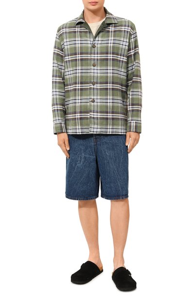 Замшевые сабо PALM ANGELS, арт. PMIJ008F24LEA002, фото 2