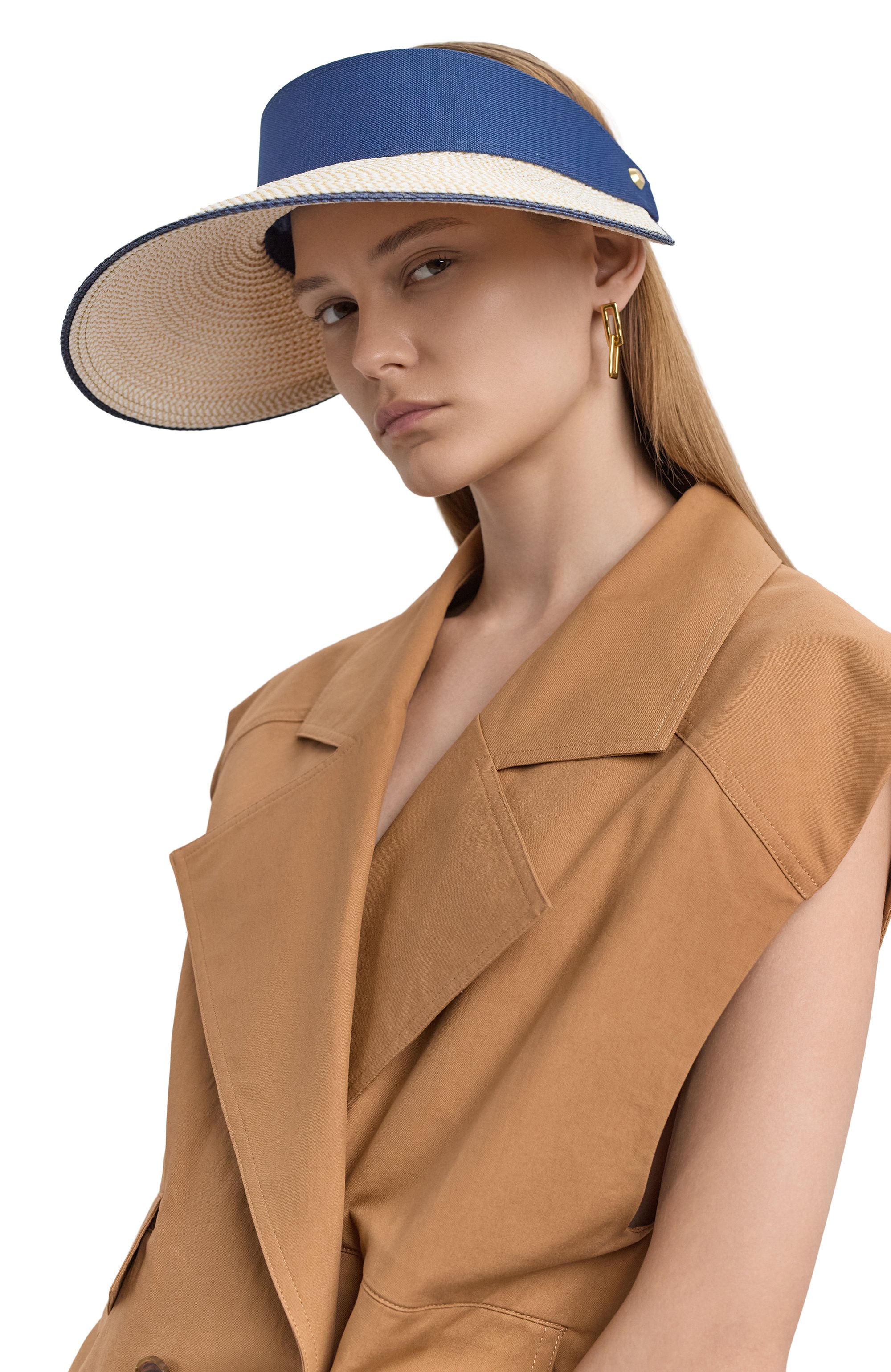 Козырек champ ii  ERIC JAVITS, арт. 12164/WHITE MIX/NAVY, фото 2