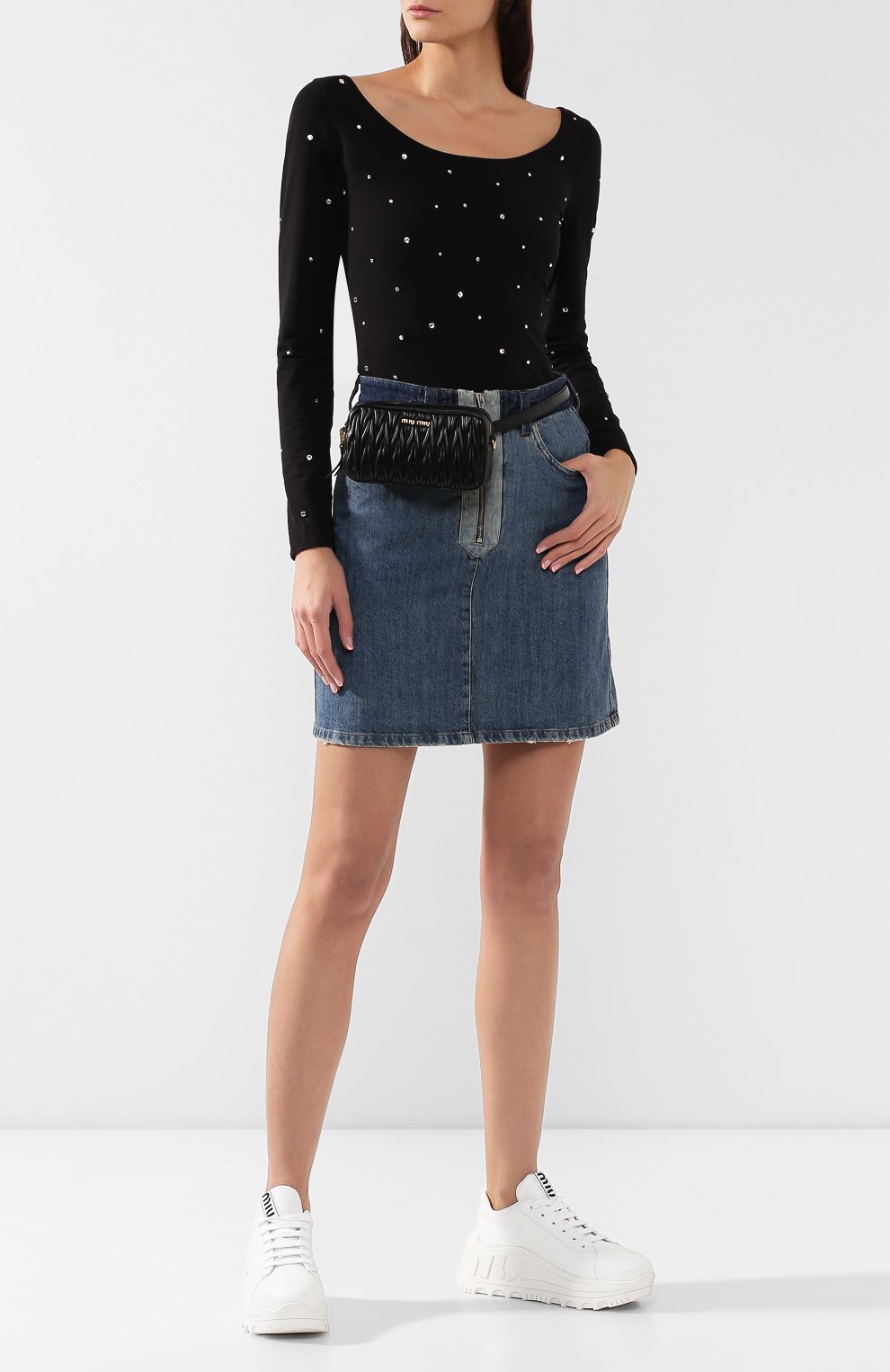 Поясная сумка MIU MIU, арт. 5BL005-N88-F0002-COO, фото 2