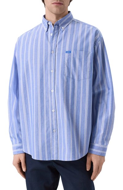 Хлопковая рубашка HUGO BLUE, арт. 50534183, фото 3