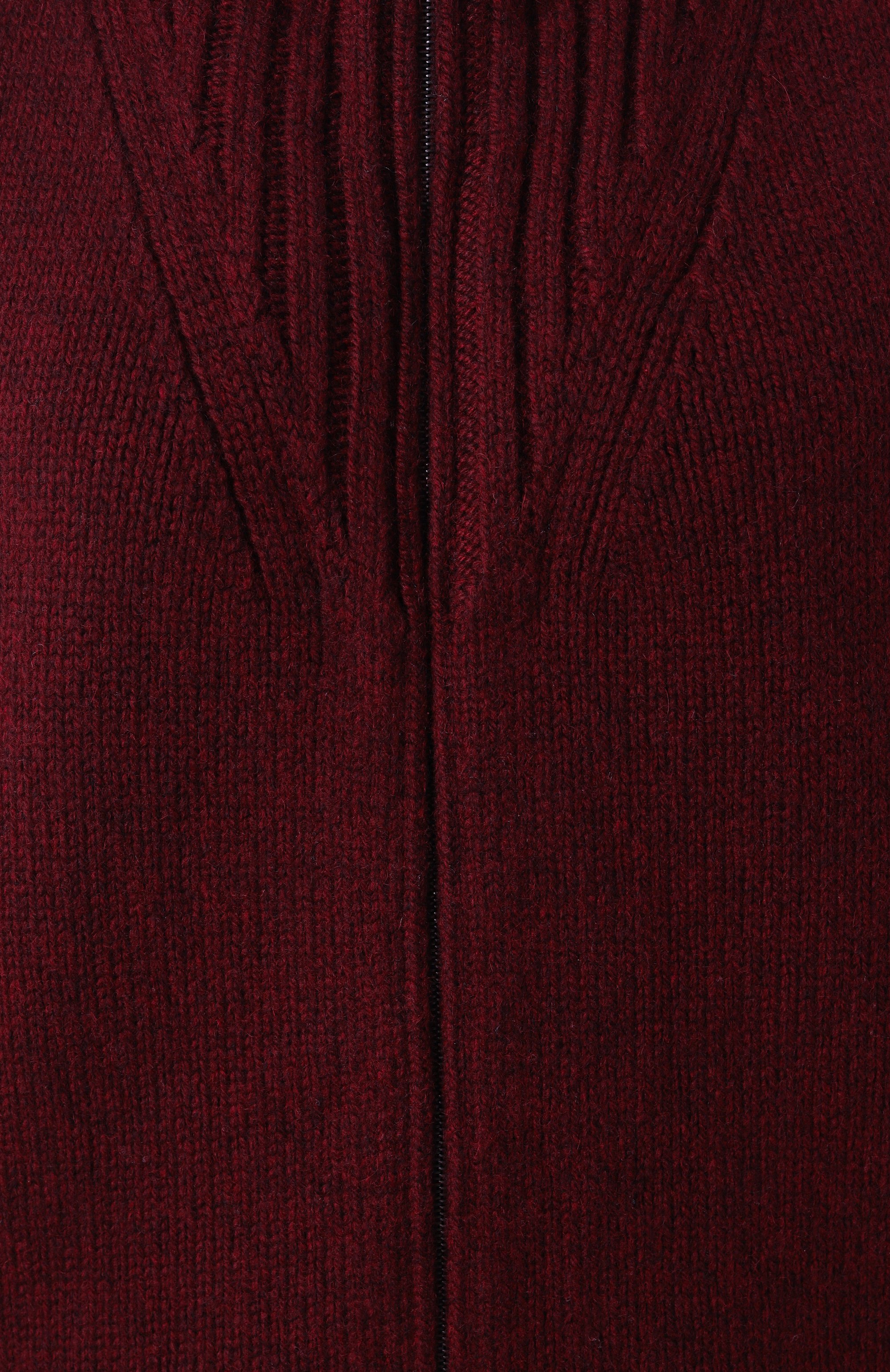 Кашемировый кардиган MVST бордового цвета по цене 251500 руб., арт. MUW127, фото 6 Кашемировый кардиган MVST, арт. MUW127, фото 6