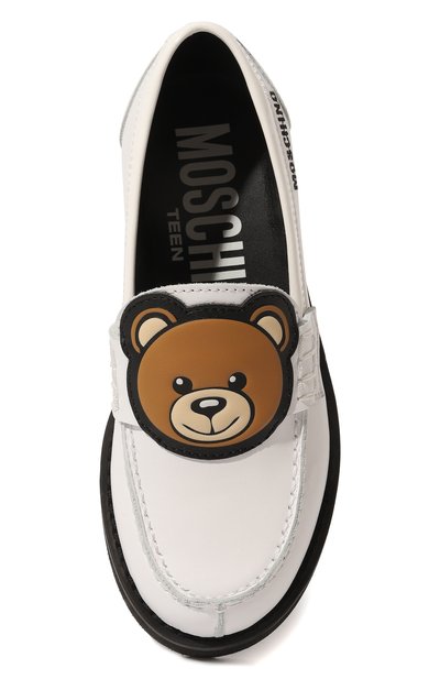 Кожаные лоферы MOSCHINO, арт. 74479/20-27, фото 4