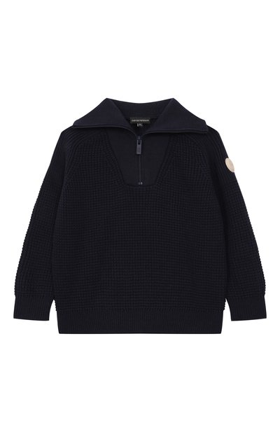 Свитер из хлопка и шерсти EMPORIO ARMANI, арт. EB000650/AF17342