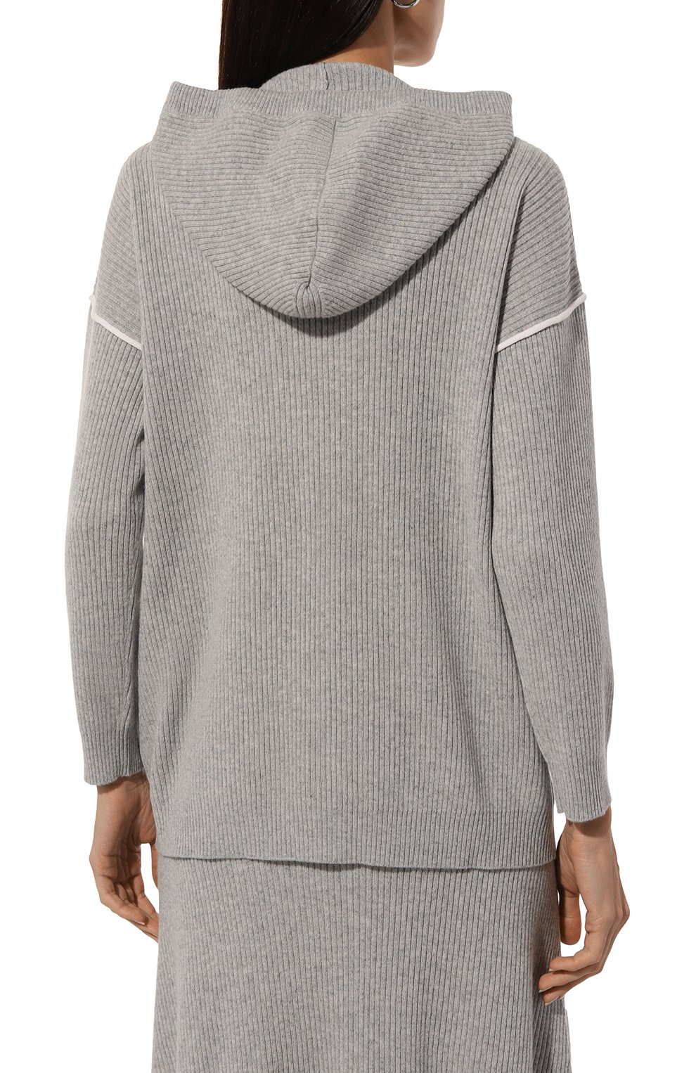 Худи из шерсти и кашемира LORENA ANTONIAZZI, арт. I24121FM63A/2472, фото 4