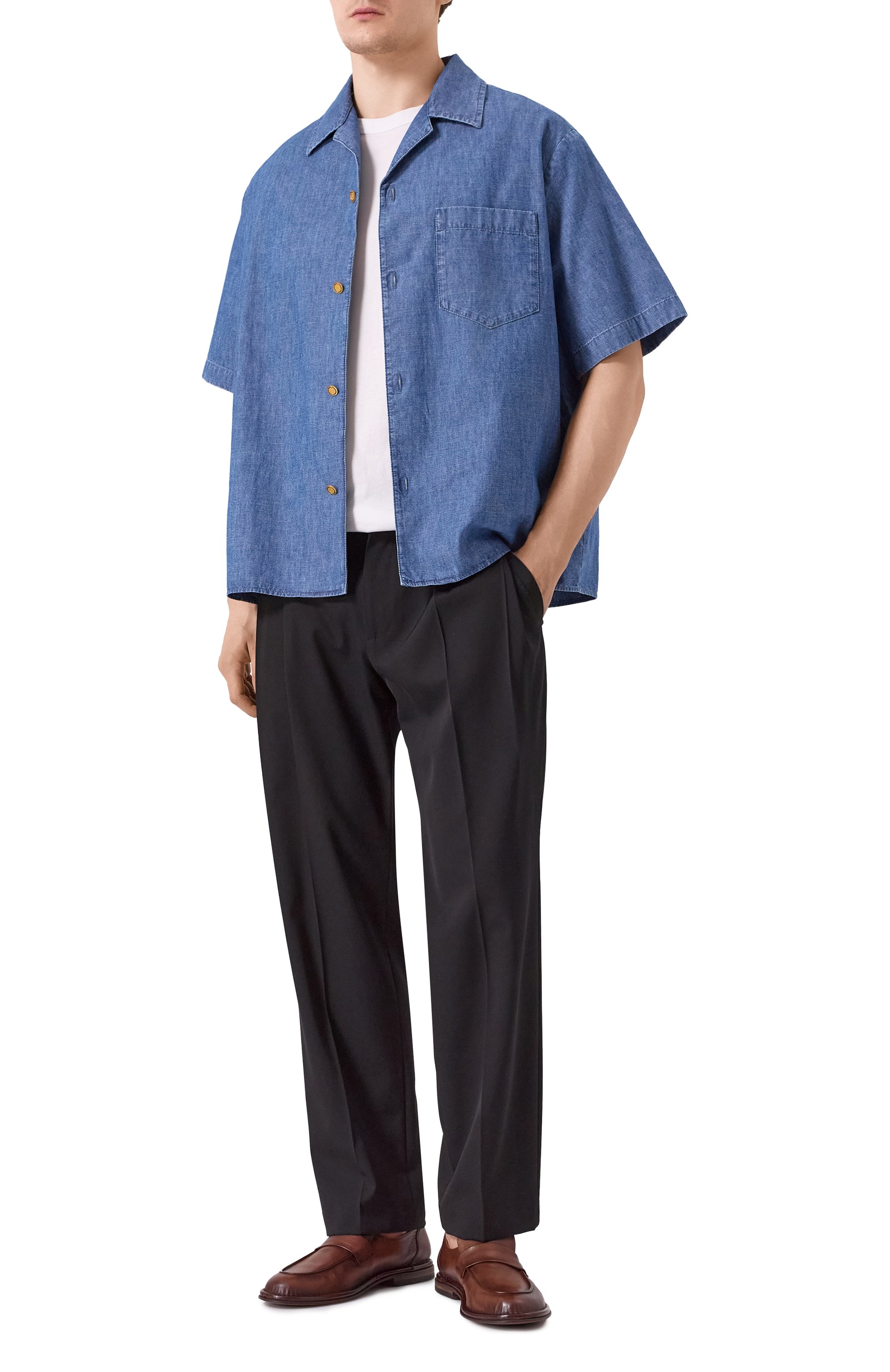 Кожаные лоферы PANTANETTI, арт. 18532E, фото 2