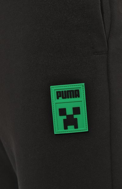 Хлопковые джоггеры puma x minecraft PUMA, арт. 53437701, фото 5