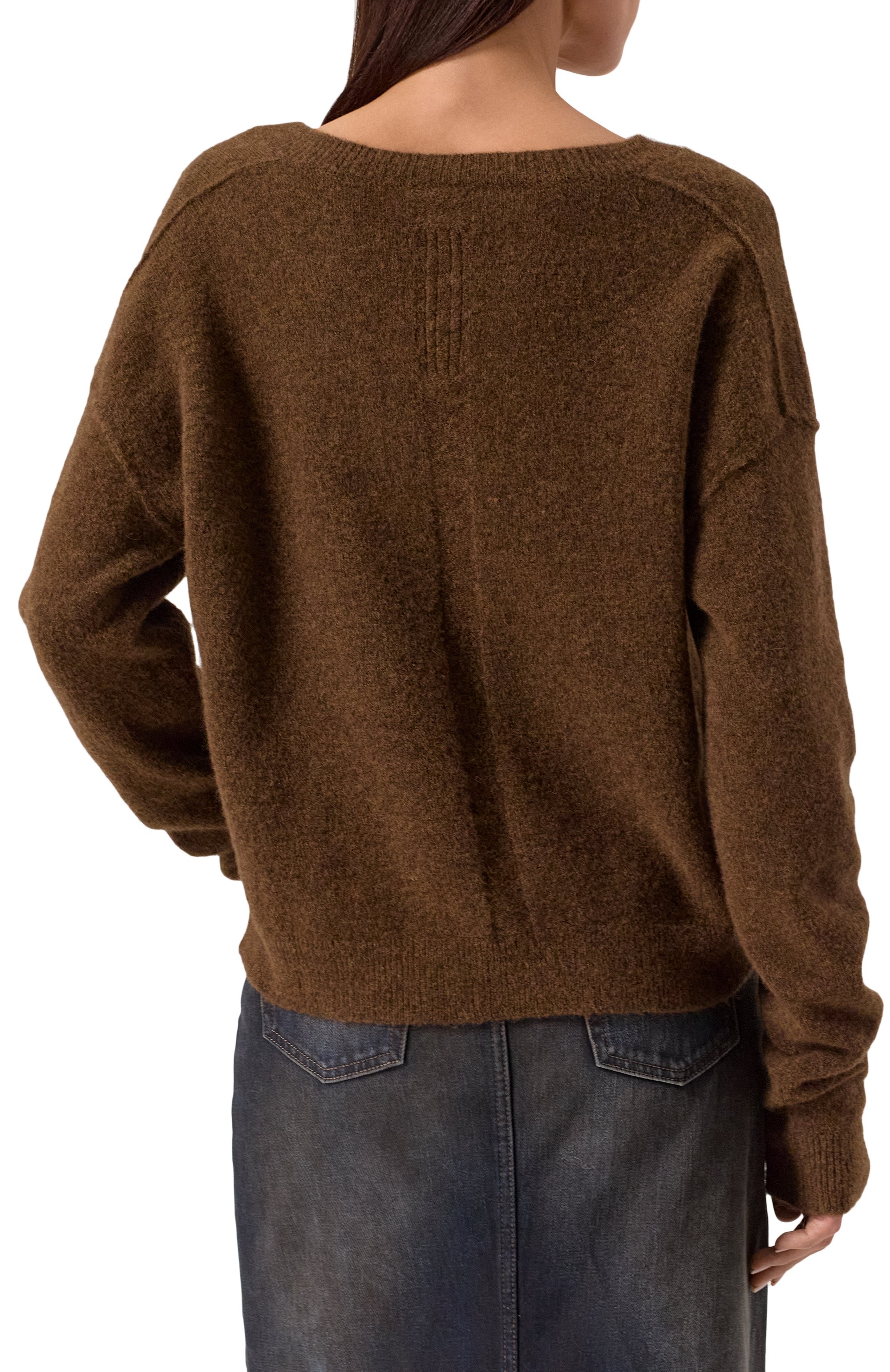 Шерстяной пуловер RICK OWENS, арт. RP02D3650/KWP, фото 4