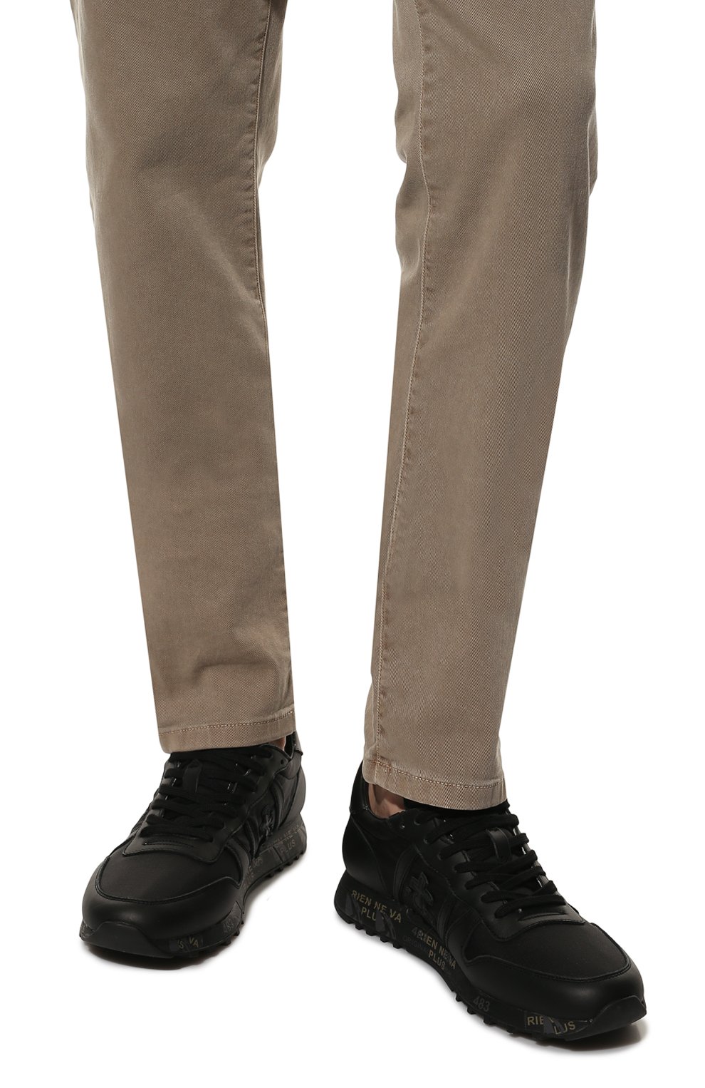 Комбинированные кроссовки eric PREMIATA черного цвета по цене 28800 руб., арт. ERIC/VAR4939, фото 3 Комбинированные кроссовки eric PREMIATA, арт. ERIC/VAR4939, фото 3