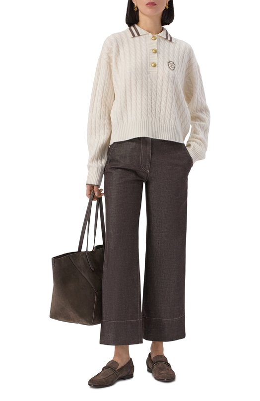 Джинсы Brunello Cucinelli MP134P4026 Коричневый  MP134P4026 Фото 2