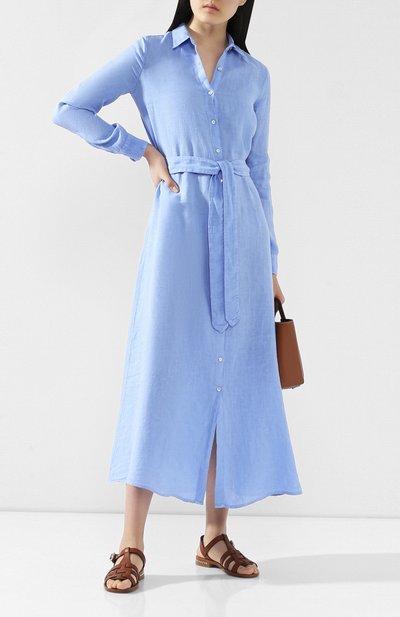 Льняное платье 120% LINO, арт. R1W40HE/0115/000, фото 2