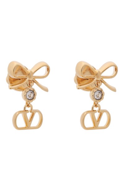 Серьги VALENTINO золотого цвета по цене 31550 руб., арт. 8W0J0BU9/YCW, фото 3 Серьги VALENTINO, арт. 8W0J0BU9/YCW, фото 3