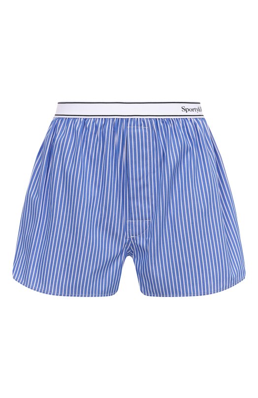 Хлопковые шорты Sporty and Rich SH015612300ST02 Голубой SH015612300ST02