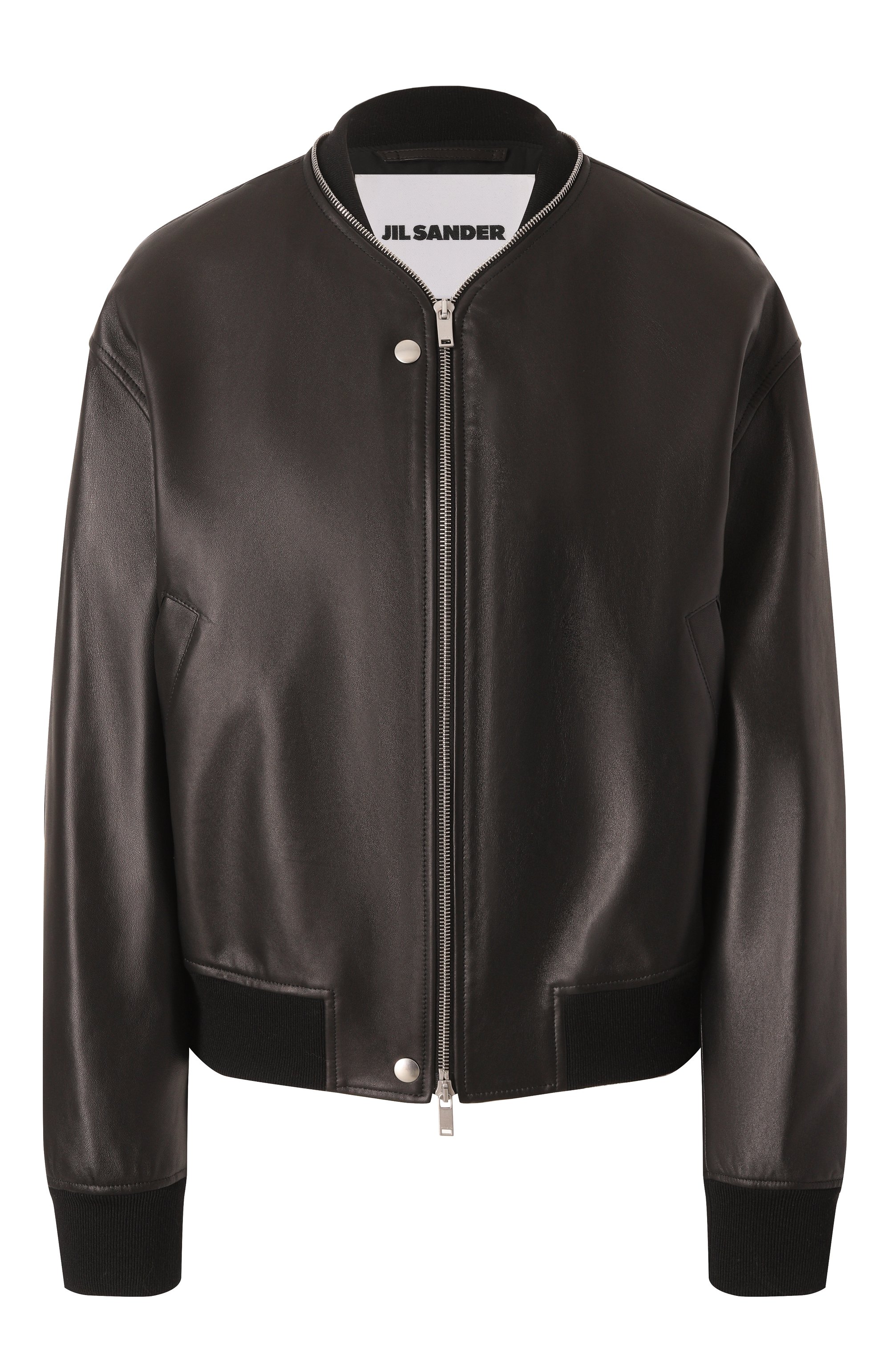Кожаный бомбер JIL SANDER, арт. J04BN0104-J07173, фото 1