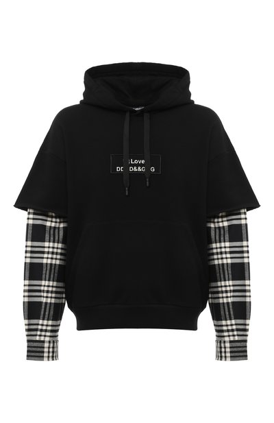Хлопковое худи DOLCE & GABBANA, арт. G9TE7Z/FU77G, фото 1