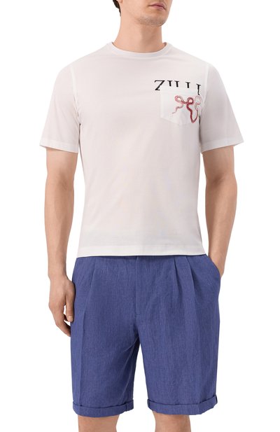 Хлопковая футболка ZILLI, арт. TSR03IM0100VSNAK0, фото 3