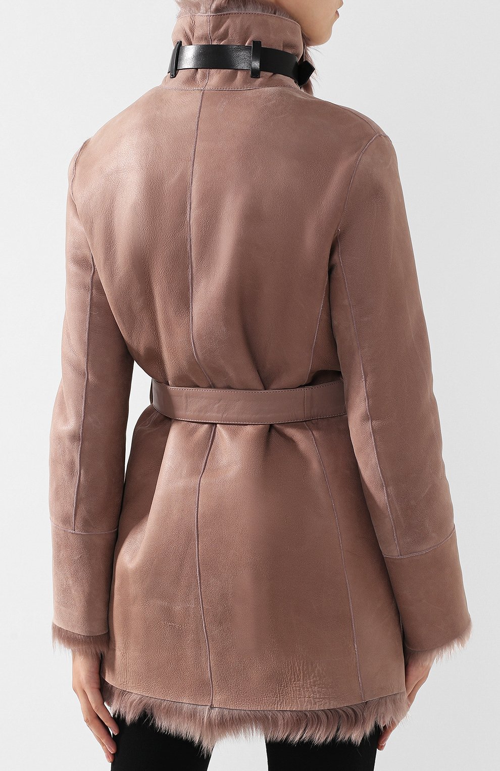 Дубленка на меховой подкладке с поясом BELSTAFF, арт. 72050459/L81N0400, фото 4