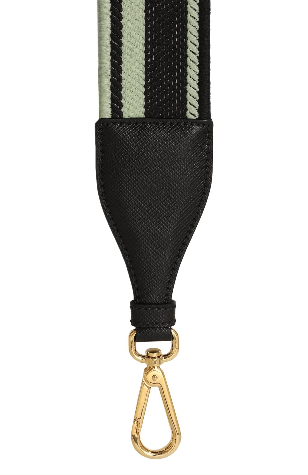 Ремень для сумки PRADA зеленого цвета по цене 82000 руб., арт. 1TY085-2D1O-F0FGP, фото 2 Ремень для сумки PRADA, арт. 1TY085-2D1O-F0FGP, фото 2