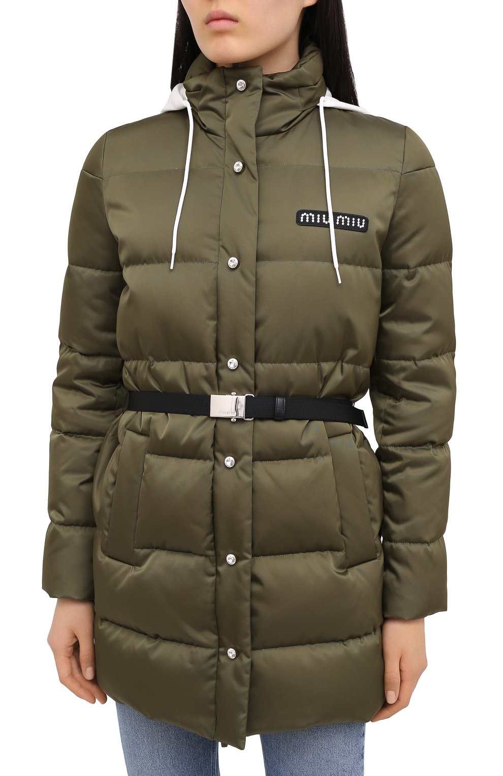 Пуховик MIU MIU, арт. MS1629-1JVH-F0393, фото 4