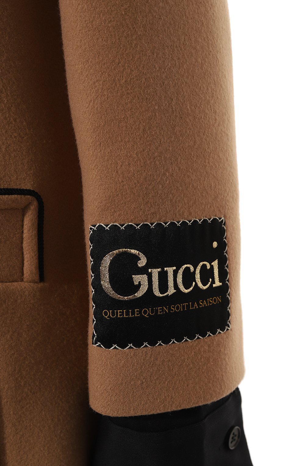 Шерстяное пальто GUCCI коричневого цвета по цене 388800 руб., арт. 652015 ZAAL6, фото 5 Шерстяное пальто GUCCI, арт. 652015 ZAAL6, фото 5