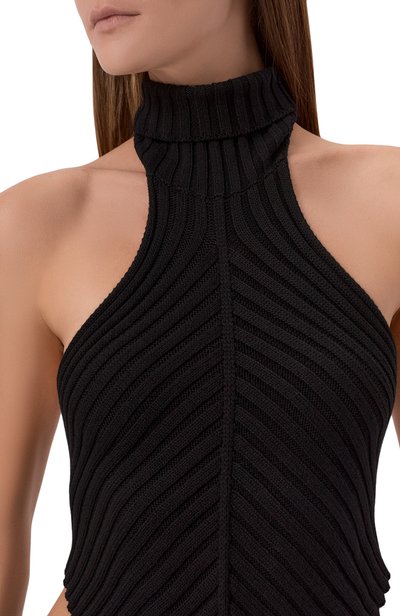 Топ из хлопка и кашемира ANN DEMEULEMEESTER, арт. B0014323/KN085, фото 5