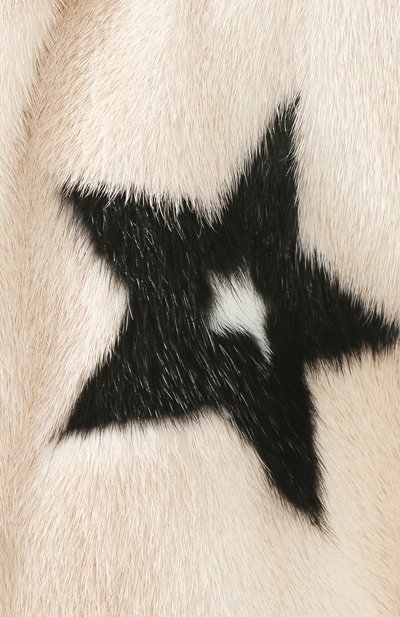 Шуба из меха норки SAINT LAURENT кремового цвета по цене 1815000 руб., арт. 574884/Y7IG2, фото 5 Шуба из меха норки SAINT LAURENT, арт. 574884/Y7IG2, фото 5