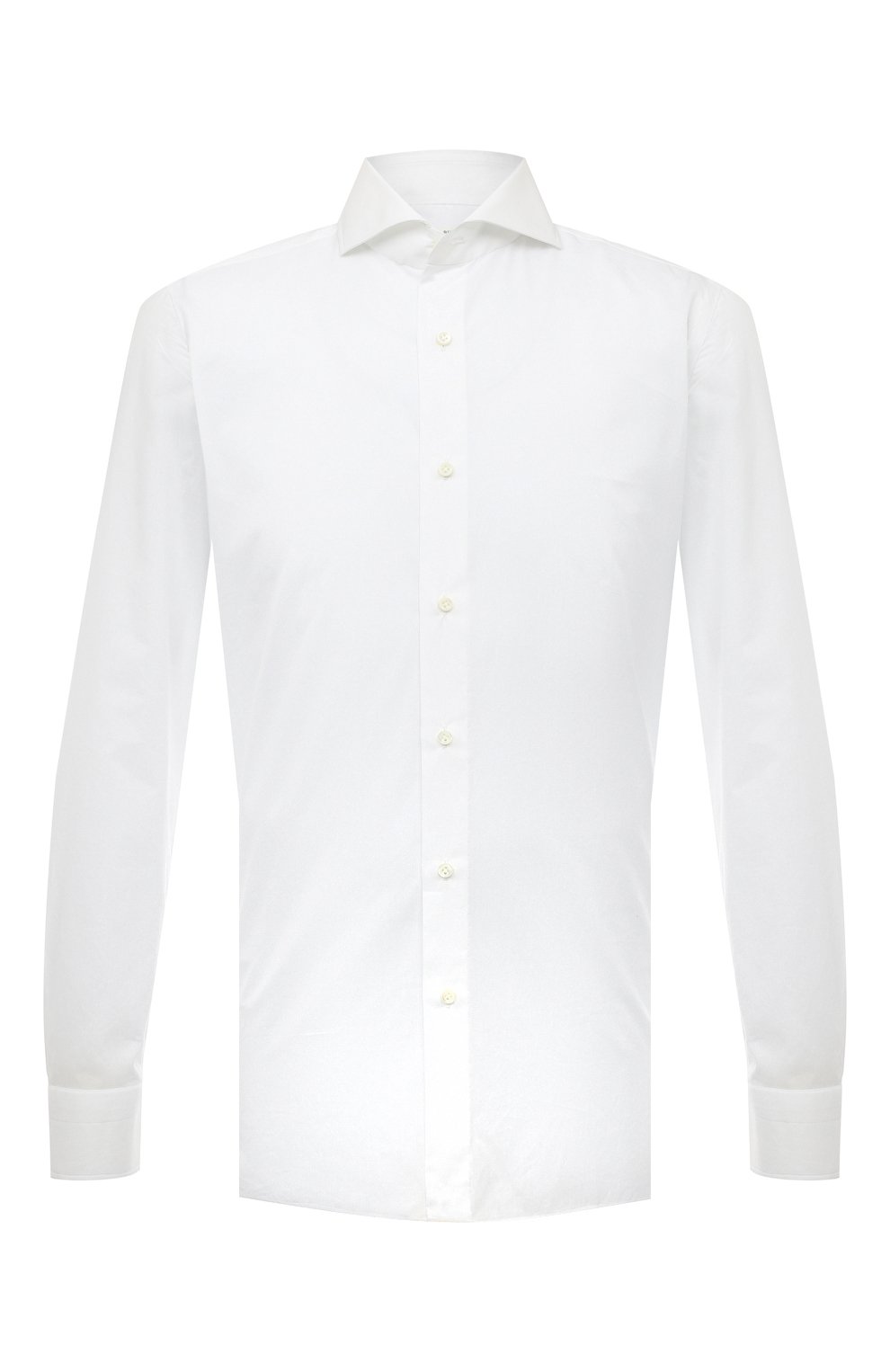 Хлопковая сорочка LUIGI BORRELLI белого цвета по цене 49400 руб., арт. SR12447/FELICE/ST/EV1/PC, фото 1 Хлопковая сорочка LUIGI BORRELLI, арт. SR12447/FELICE/ST/EV1/PC, фото 1