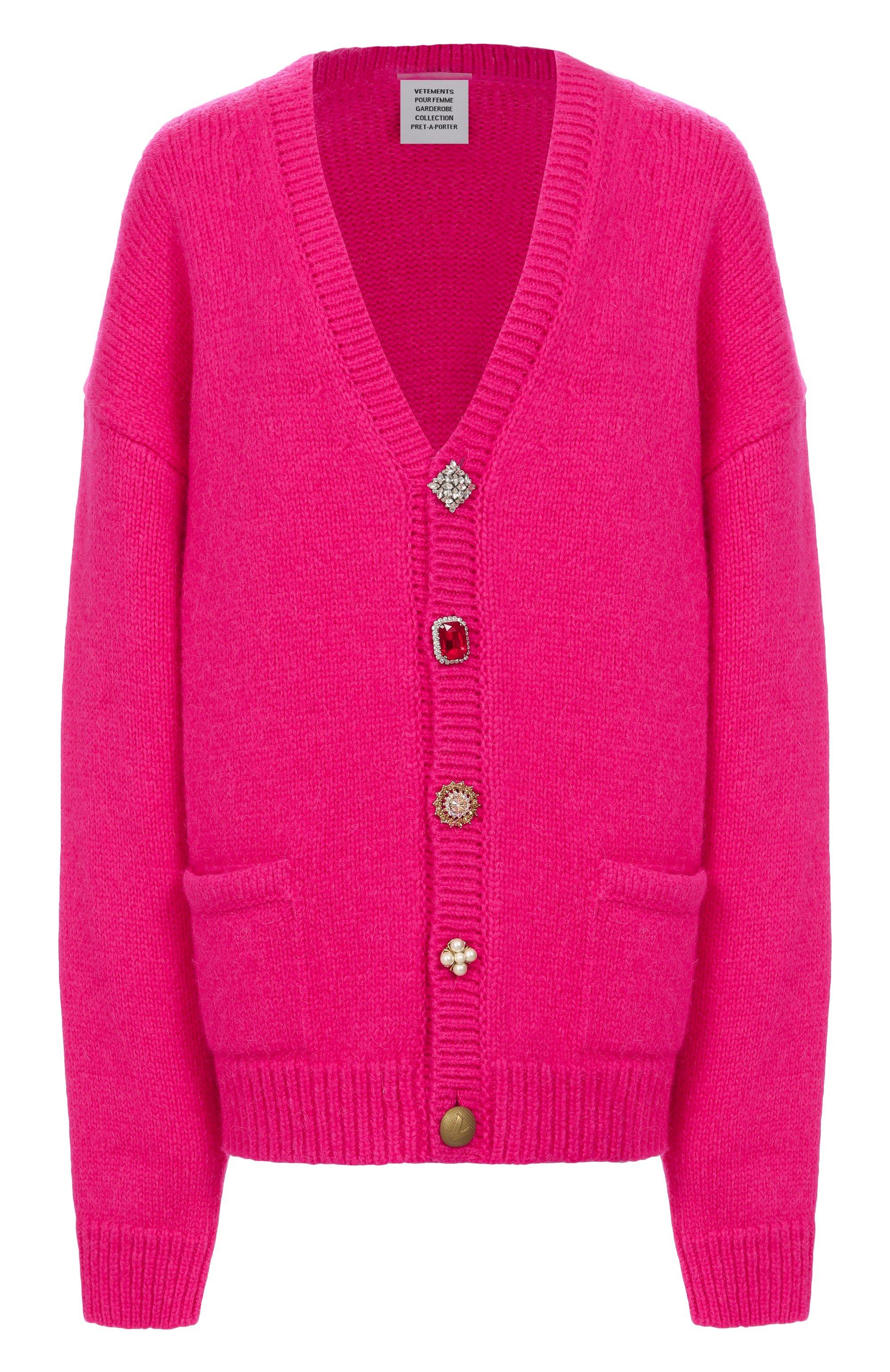 Шерстяной кардиган VETEMENTS, арт. UA53KN600P/2902 KNIT, фото 1