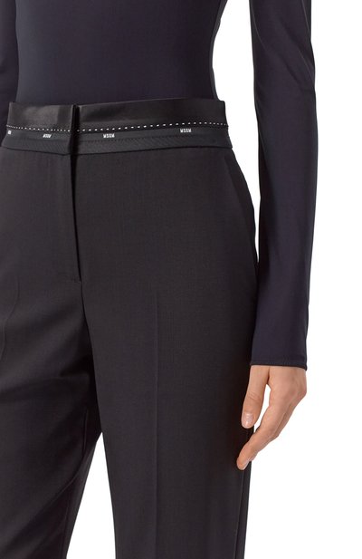 Шерстяные брюки MSGM, арт. 3941MDP05/257605, фото 5