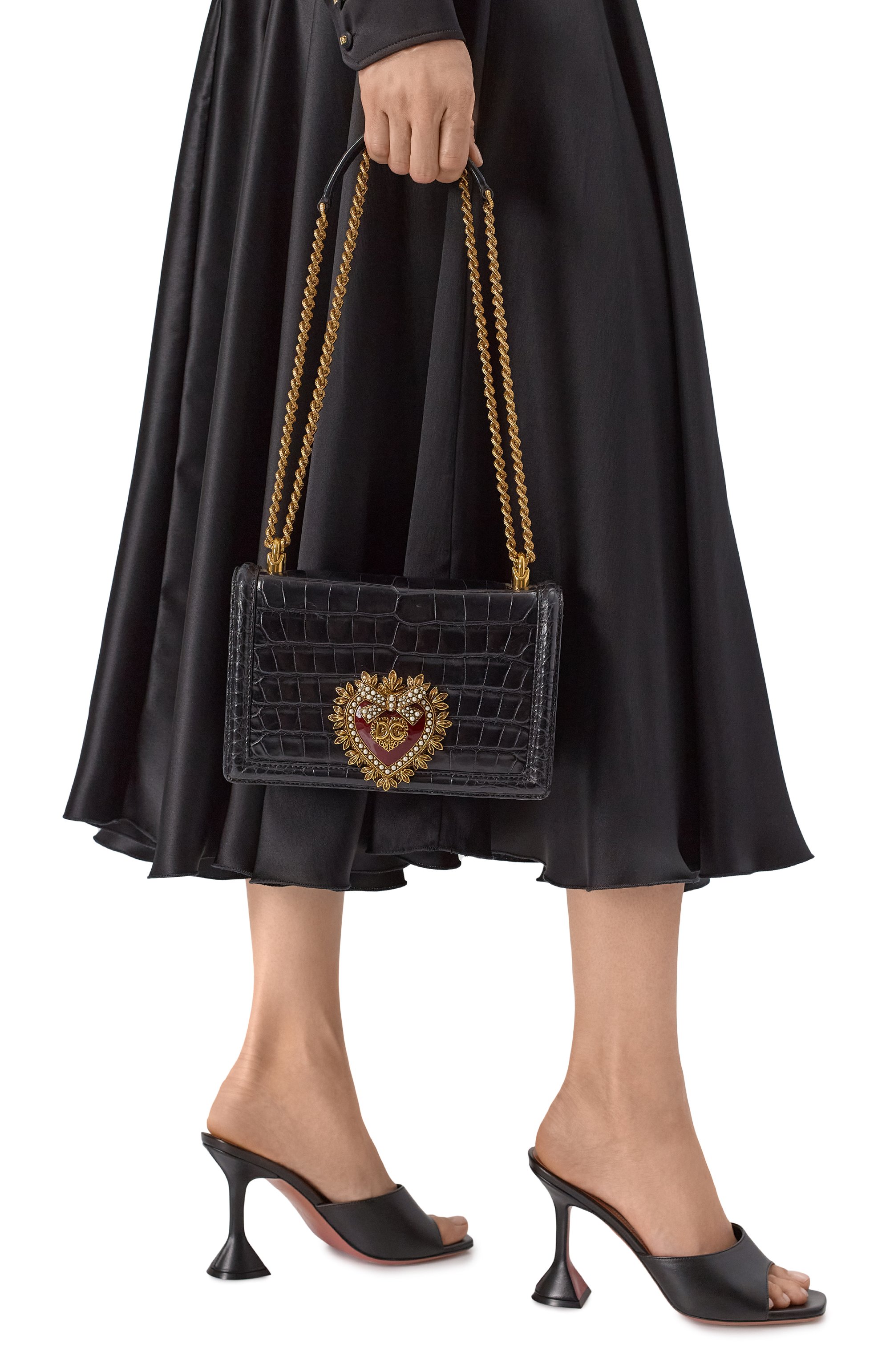 Сумка devotion из кожи аллигатора DOLCE & GABBANA, арт. BB6652/B2DE5/AMIS, фото 2