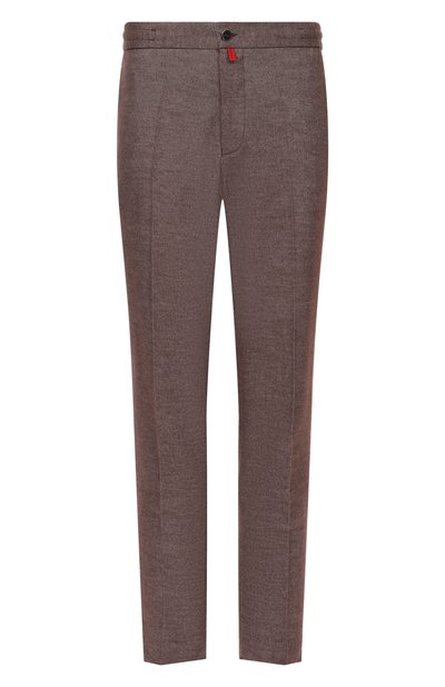 Мужские брюки из хлопка и шерсти KITON, арт. UPLACRK0131H01