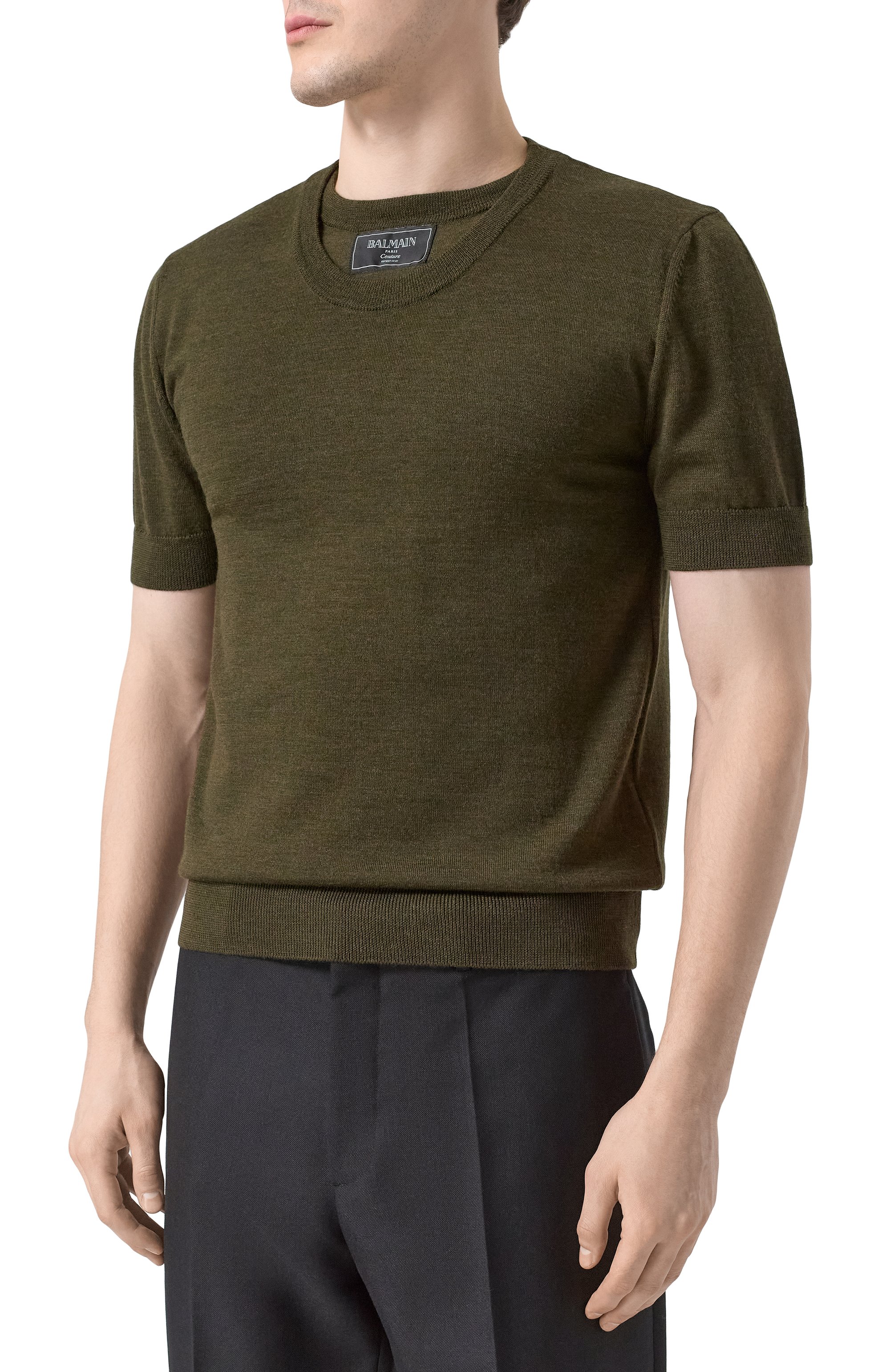 Шерстяной джемпер BALMAIN, арт. EH1AL027/KH92, фото 3